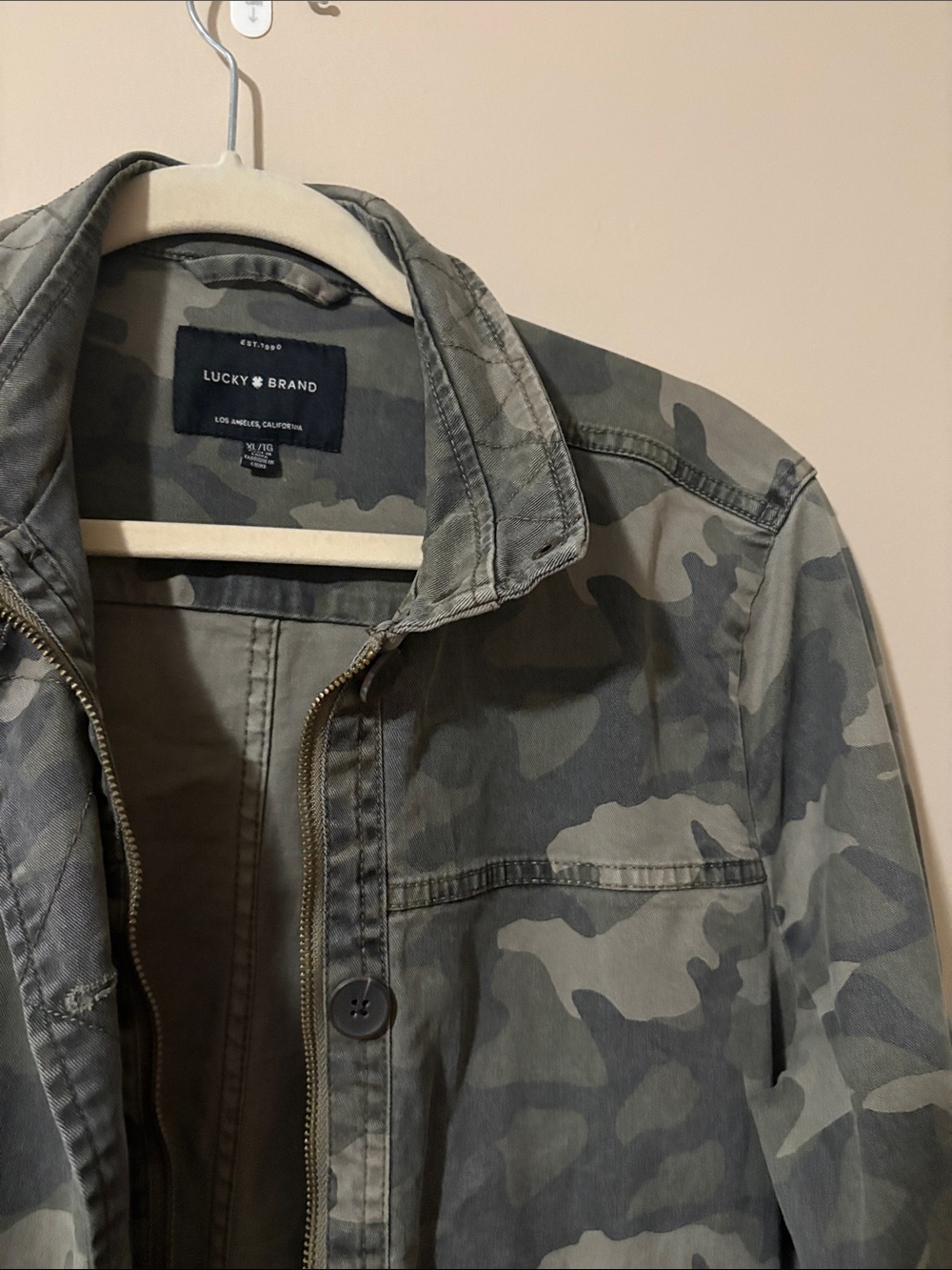 Lucky Brand Olive Camo  Field Jacket - Picture 4 of 12